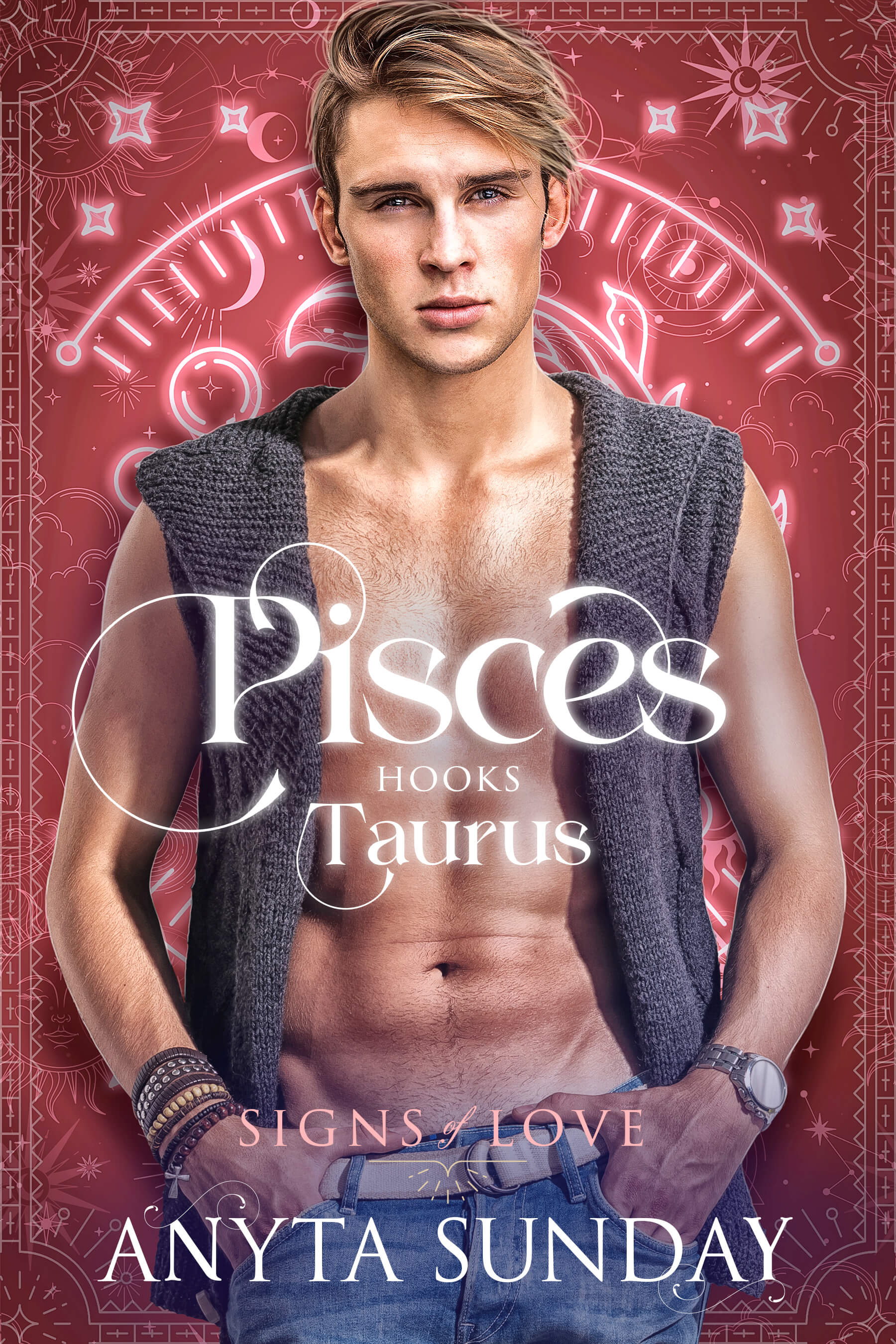 Pisces Hooks Taurus Cover Image - Gay Romance by Anyta Sunday